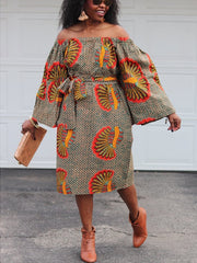 Load image into Gallery viewer, Off-Shoulder Dress