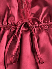 Load image into Gallery viewer, Sleeveless V-neck Lace Sexy Nightdress Lingerie