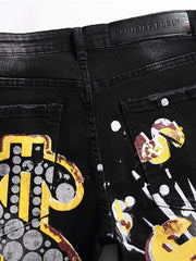 Load image into Gallery viewer, Graphic Print Jeans
