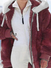 Load image into Gallery viewer, Soft Faux Fur Winter Jacket