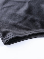 Load image into Gallery viewer, Long-Sleeve Velvet Bodysuit