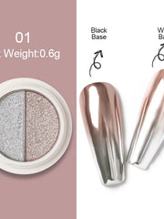 Load image into Gallery viewer, Metallic Color Nail Powder