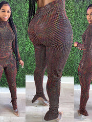 Load image into Gallery viewer, Sequin Top and Legging Pants