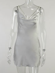 Load image into Gallery viewer, Silky Mini Dress