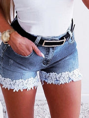 Load image into Gallery viewer, Slim Denim Shorts