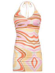 Load image into Gallery viewer, Halter Mini Dress