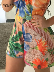 Load image into Gallery viewer, Floral Print Romper