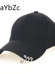 Load image into Gallery viewer, Adjustable Baseball Hat With Ring