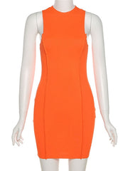 Load image into Gallery viewer, Sleeveless Ribbed Bodycon Dress