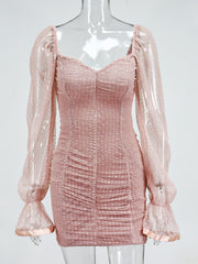 Load image into Gallery viewer, Sheer Sleeve Dress