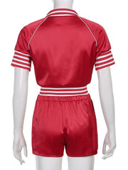 Load image into Gallery viewer, Satin Top & Shorts