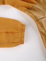 Load image into Gallery viewer, Faux Leather Botton Romper