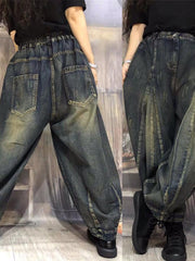 Load image into Gallery viewer, Oversize Denim Pants