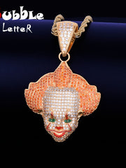 Load image into Gallery viewer, Clown Pendant Necklace