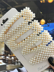 Load image into Gallery viewer, Handmade Pearl Hair Clips