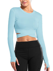Load image into Gallery viewer, Long Sleeve Fitness Top