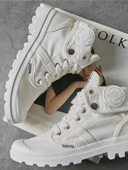 Load image into Gallery viewer, Women's Canvas Ankle Boots