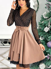 Load image into Gallery viewer, Long Sleeved Sheer Top Dress