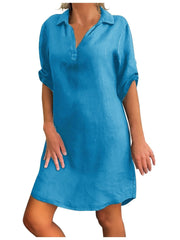Load image into Gallery viewer, Long Shirt Dress