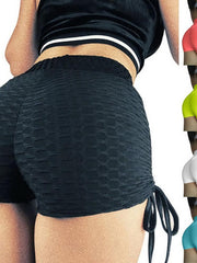 Load image into Gallery viewer, Side Tie High Waisted Booty Shorts