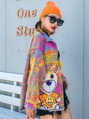 Load image into Gallery viewer, Colorful Graffiti Jacket