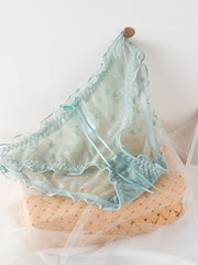 Load image into Gallery viewer, Cute Sheer Lace Star Underwear