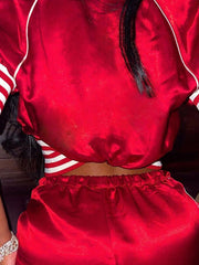 Load image into Gallery viewer, Satin Top & Shorts