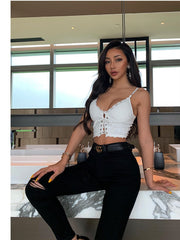 Load image into Gallery viewer, Sexy Lace Crop Top