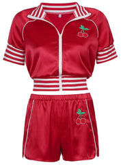 Load image into Gallery viewer, Satin Top & Shorts