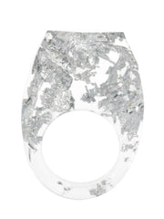 Load image into Gallery viewer, Handmade Dried Flower Resin Ring