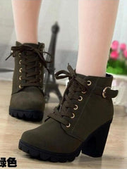 Load image into Gallery viewer, High Heel Ankle Boots