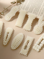 Load image into Gallery viewer, Handmade Pearl Hair Clips