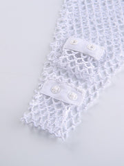 Load image into Gallery viewer, Mixed Style Mesh Bodysuit & Pants Set