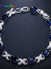 Load image into Gallery viewer, Sterling Silver Gemstone Bracelets