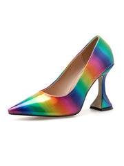 Load image into Gallery viewer, Rainbow Pointed-Toe  High-Heel - vendach