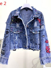 Load image into Gallery viewer, Long Sleeve Denim Jacket