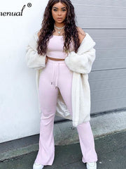 Load image into Gallery viewer, Spaghetti Strap Top & Wide Leg Pant Set