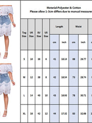 Load image into Gallery viewer, Denim Tassel Skirt