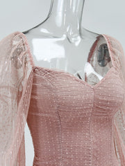 Load image into Gallery viewer, Sheer Sleeve Dress