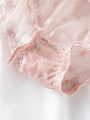 Load image into Gallery viewer, Cute Sheer Lace Star Underwear