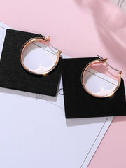 Load image into Gallery viewer, Black & Gold Acrylic Earrings