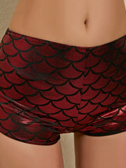Load image into Gallery viewer, Sexy Mermaid Fish Scale shorts