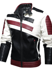 Load image into Gallery viewer, Leather Motorcycle Jacket