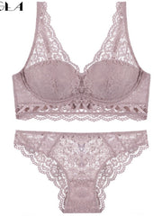 Load image into Gallery viewer, Deep V Lace Bra & Panties