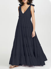 Load image into Gallery viewer, V-Neck Ruffles Sundress