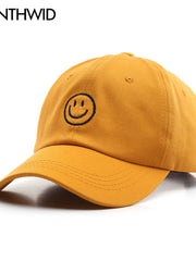 Load image into Gallery viewer, Smile Face Adjustable Baseball Cap