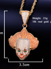 Load image into Gallery viewer, Clown Pendant Necklace