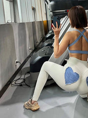 Load image into Gallery viewer, Scrunch Butt Leggings With Hearts