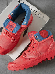 Load image into Gallery viewer, Women's Canvas Ankle Boots