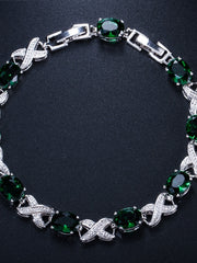 Load image into Gallery viewer, Sterling Silver Gemstone Bracelets